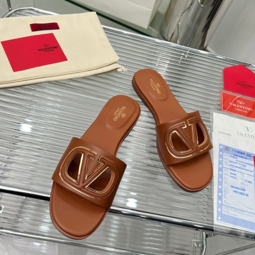 Replica Valentino Slippers For Women #1185117 $85.00 USD for Wholesale