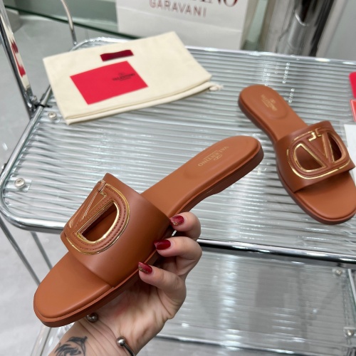 Replica Valentino Slippers For Women #1185117 $85.00 USD for Wholesale