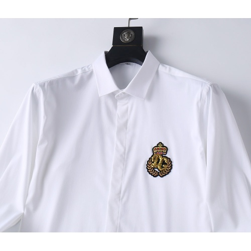 Replica Dolce & Gabbana D&G Shirts Long Sleeved For Men #1185123 $48.00 USD for Wholesale