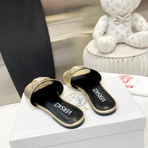 Replica Versace Slippers For Women #1185134 $80.00 USD for Wholesale