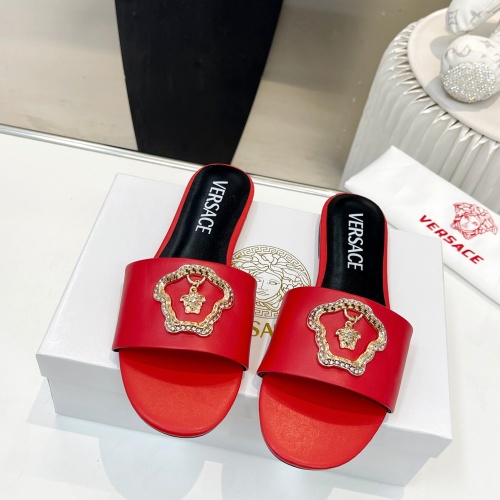Replica Versace Slippers For Women #1185137 $80.00 USD for Wholesale