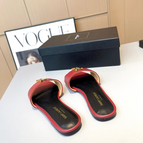 Replica Yves Saint Laurent YSL Slippers For Women #1185142 $76.00 USD for Wholesale