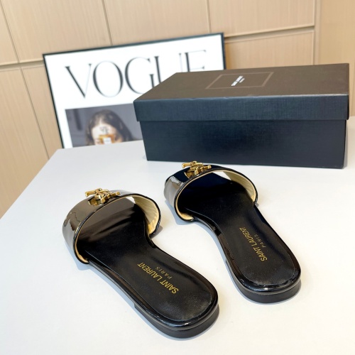 Replica Yves Saint Laurent YSL Slippers For Women #1185145 $76.00 USD for Wholesale