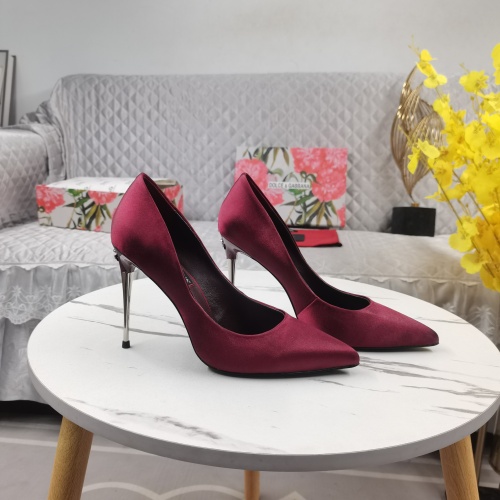 Replica Dolce &amp; Gabbana D&amp;G High-Heeled Shoes For Women #1185301, $130.00 USD, [ITEM#1185301], Replica Dolce &amp; Gabbana D&amp;G High-Heeled Shoes outlet from China