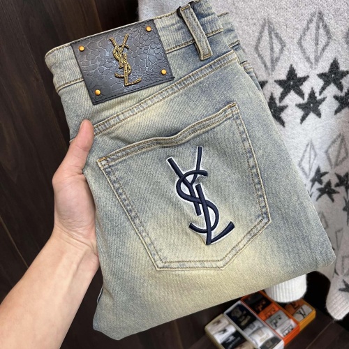 Replica Yves Saint Laurent YSL Jeans For Men #1185317, $72.00 USD, [ITEM#1185317], Replica Yves Saint Laurent YSL Jeans outlet from China