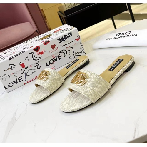 Replica Dolce &amp; Gabbana D&amp;G Slippers For Women #1185327, $76.00 USD, [ITEM#1185327], Replica Dolce &amp; Gabbana D&amp;G Slippers outlet from China