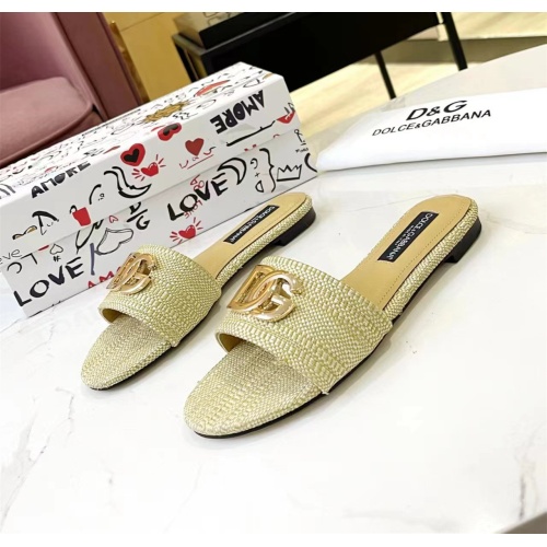 Replica Dolce &amp; Gabbana D&amp;G Slippers For Women #1185328, $76.00 USD, [ITEM#1185328], Replica Dolce &amp; Gabbana D&amp;G Slippers outlet from China