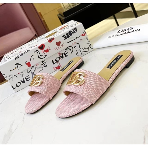Replica Dolce &amp; Gabbana D&amp;G Slippers For Women #1185330, $76.00 USD, [ITEM#1185330], Replica Dolce &amp; Gabbana D&amp;G Slippers outlet from China