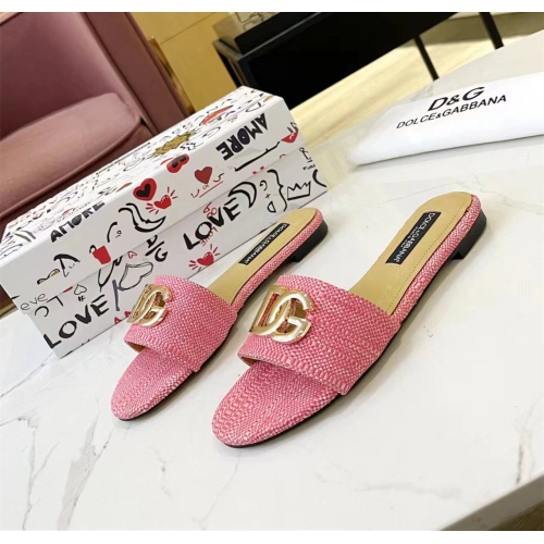 Replica Dolce &amp; Gabbana D&amp;G Slippers For Women #1185331, $76.00 USD, [ITEM#1185331], Replica Dolce &amp; Gabbana D&amp;G Slippers outlet from China