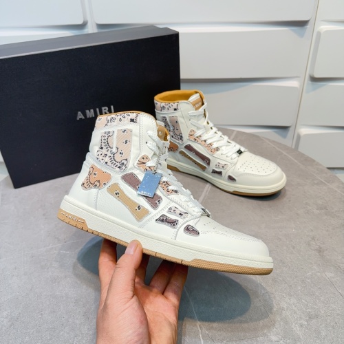 Replica Amiri High Tops Shoes For Women #1185341 $125.00 USD for Wholesale