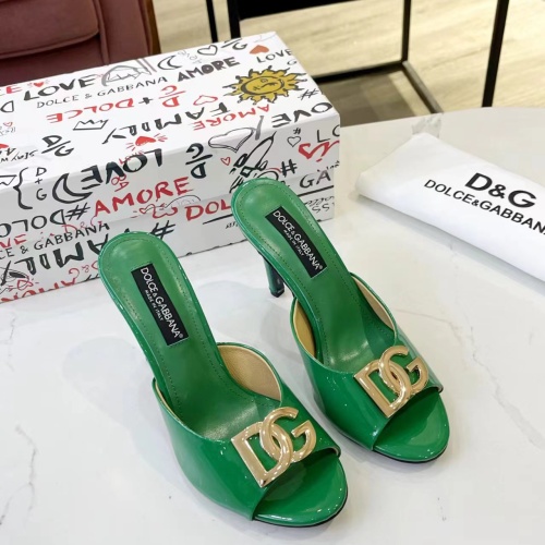 Replica Dolce & Gabbana D&G Slippers For Women #1185364 $85.00 USD for Wholesale