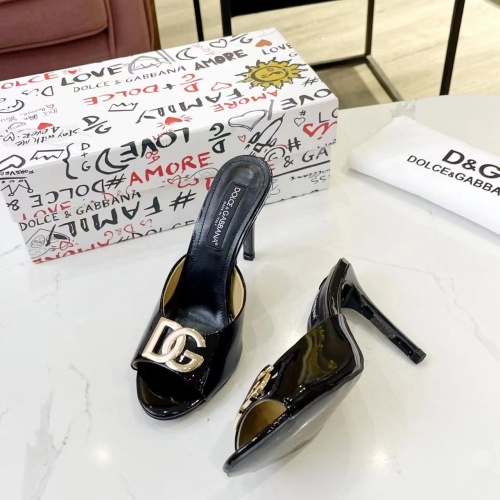 Replica Dolce & Gabbana D&G Slippers For Women #1185365 $85.00 USD for Wholesale