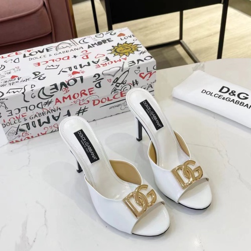 Replica Dolce & Gabbana D&G Slippers For Women #1185366 $85.00 USD for Wholesale