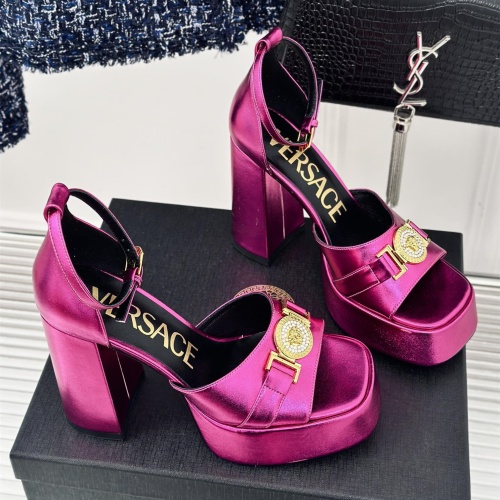 Replica Versace Sandal For Women #1185569, $125.00 USD, [ITEM#1185569], Replica Versace Sandal outlet from China