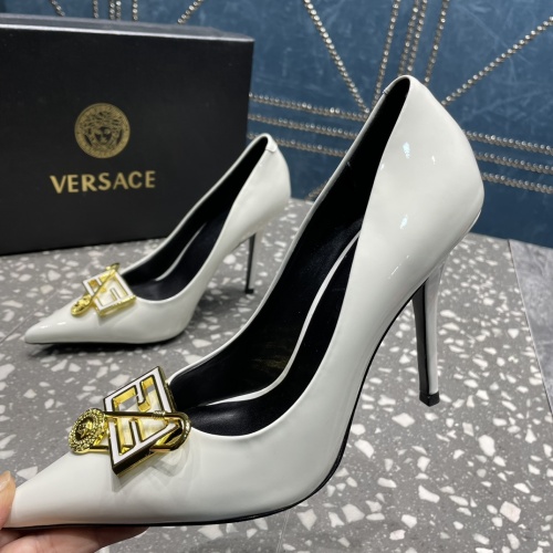 Replica Versace High-Heeled Shoes For Women #1185601, $115.00 USD, [ITEM#1185601], Replica Versace High-Heeled Shoes outlet from China
