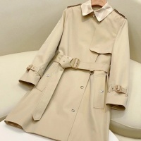 Burberry Trench Coat Long Sleeved For Women #1184481