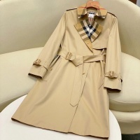 Burberry Trench Coat Long Sleeved For Women #1184482