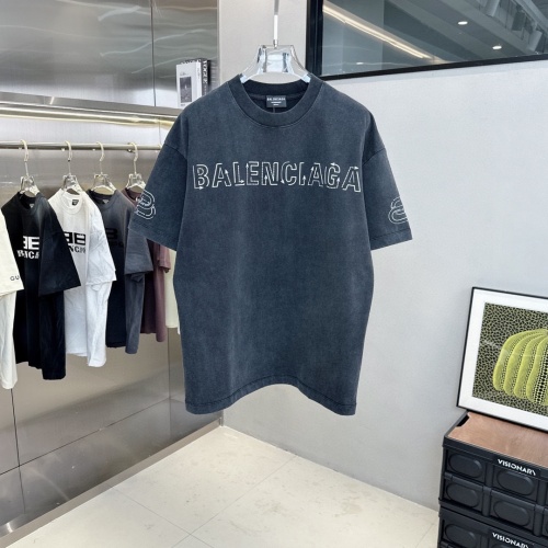 Replica Balenciaga T-Shirts Short Sleeved For Unisex #1185763, $40.00 USD, [ITEM#1185763], Replica Balenciaga T-Shirts outlet from China