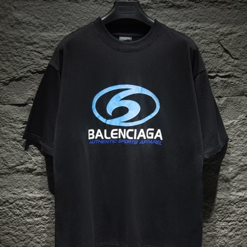 Replica Balenciaga T-Shirts Short Sleeved For Unisex #1185827, $39.00 USD, [ITEM#1185827], Replica Balenciaga T-Shirts outlet from China