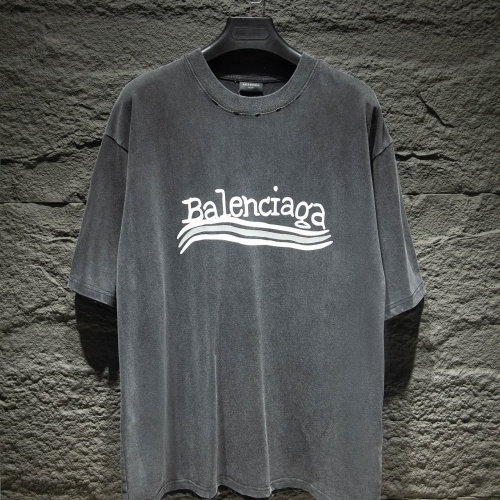 Replica Balenciaga T-Shirts Short Sleeved For Unisex #1185843, $39.00 USD, [ITEM#1185843], Replica Balenciaga T-Shirts outlet from China