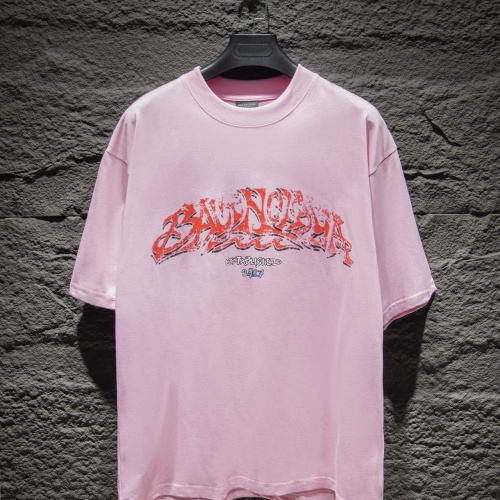 Replica Balenciaga T-Shirts Short Sleeved For Unisex #1185858, $39.00 USD, [ITEM#1185858], Replica Balenciaga T-Shirts outlet from China