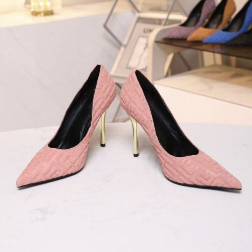 Replica Balmain High-Heeled Shoes For Women #1185906 $80.00 USD for Wholesale