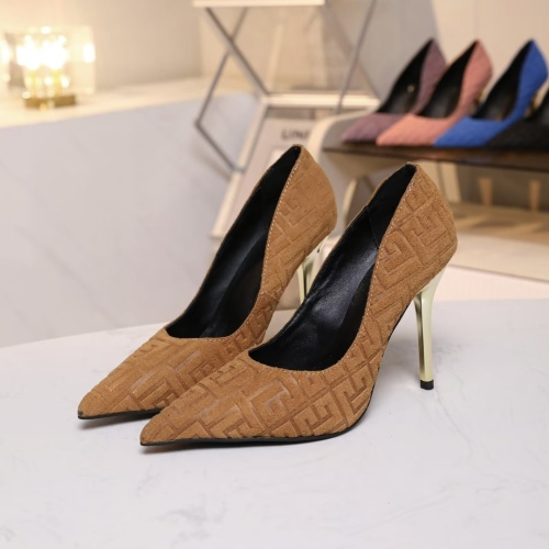 Replica Balmain High-Heeled Shoes For Women #1185907, $80.00 USD, [ITEM#1185907], Replica Balmain High-Heeled Shoes outlet from China
