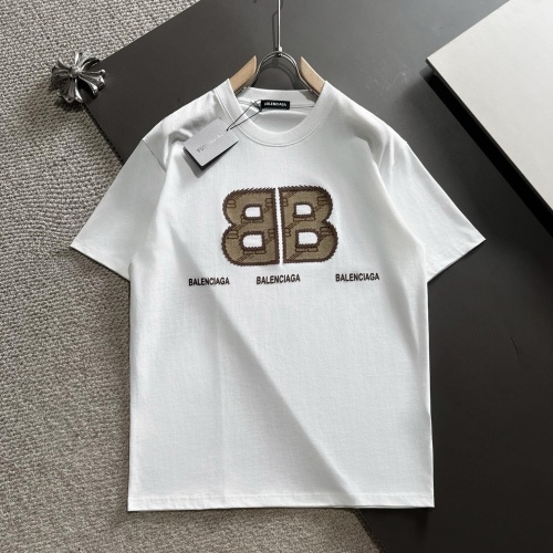 Replica Balenciaga T-Shirts Short Sleeved For Unisex #1185910, $45.00 USD, [ITEM#1185910], Replica Balenciaga T-Shirts outlet from China