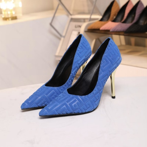 Replica Balmain High-Heeled Shoes For Women #1185911, $80.00 USD, [ITEM#1185911], Replica Balmain High-Heeled Shoes outlet from China