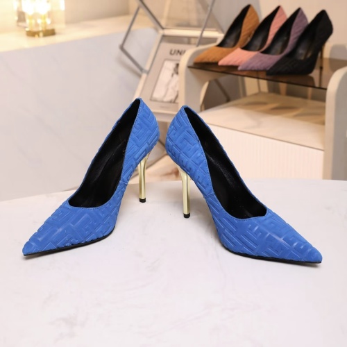Replica Balmain High-Heeled Shoes For Women #1185911 $80.00 USD for Wholesale