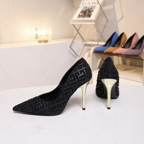 Replica Balmain High-Heeled Shoes For Women #1185912 $80.00 USD for Wholesale