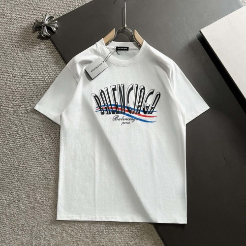 Replica Balenciaga T-Shirts Short Sleeved For Unisex #1185914, $45.00 USD, [ITEM#1185914], Replica Balenciaga T-Shirts outlet from China