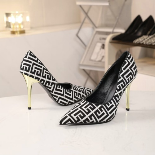 Replica Balmain High-Heeled Shoes For Women #1185915 $80.00 USD for Wholesale