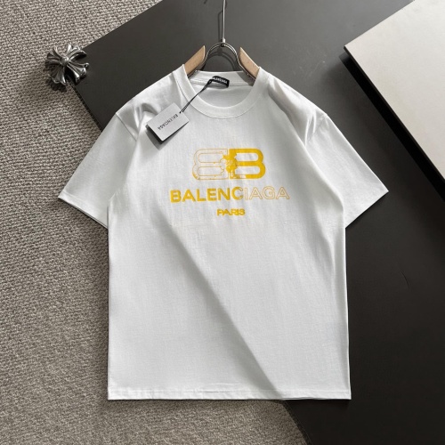 Replica Balenciaga T-Shirts Short Sleeved For Unisex #1185917, $45.00 USD, [ITEM#1185917], Replica Balenciaga T-Shirts outlet from China