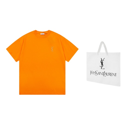 Replica Yves Saint Laurent YSL T-shirts Short Sleeved For Unisex #1185958, $45.00 USD, [ITEM#1185958], Replica Yves Saint Laurent YSL T-shirts outlet from China
