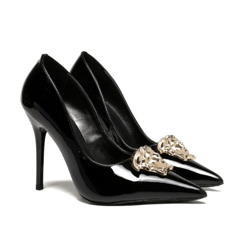 Replica Versace High-Heeled Shoes For Women #1185992, $92.00 USD, [ITEM#1185992], Replica Versace High-Heeled Shoes outlet from China