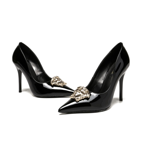 Replica Versace High-Heeled Shoes For Women #1185992 $92.00 USD for Wholesale