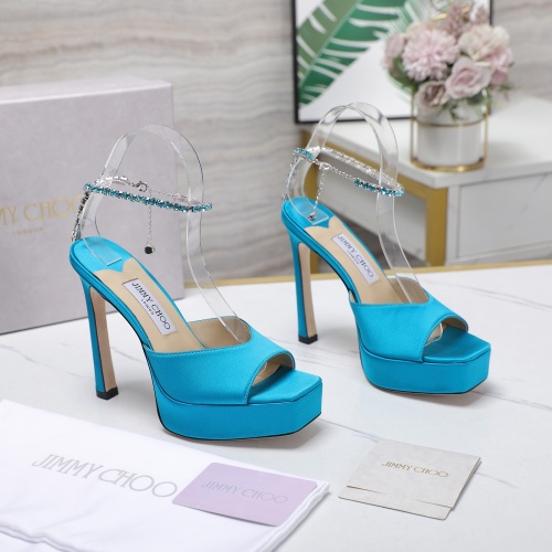 Replica Jimmy Choo Sandals For Women #1185994 $128.00 USD for Wholesale