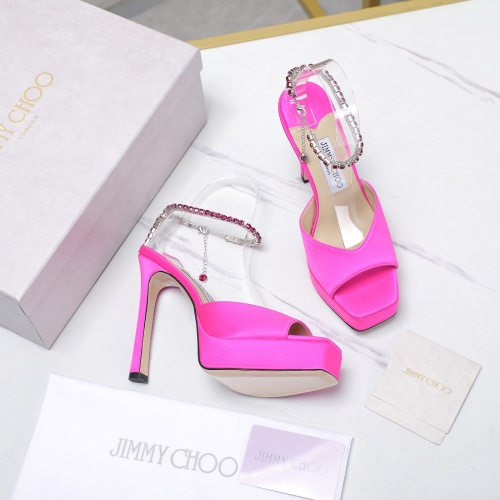 Replica Jimmy Choo Sandals For Women #1185995 $128.00 USD for Wholesale