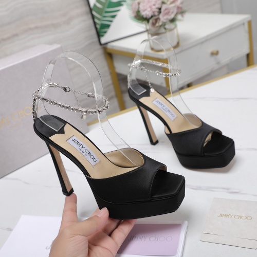 Replica Jimmy Choo Sandals For Women #1185997 $128.00 USD for Wholesale