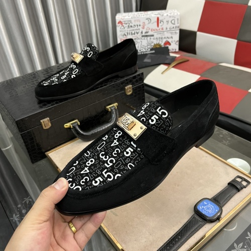 Replica Dolce &amp; Gabbana D&amp;G Leather Shoes For Men #1186043, $100.00 USD, [ITEM#1186043], Replica Dolce &amp; Gabbana D&amp;G Leather Shoes outlet from China