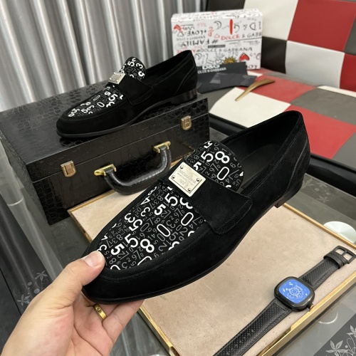 Replica Dolce &amp; Gabbana D&amp;G Leather Shoes For Men #1186045, $100.00 USD, [ITEM#1186045], Replica Dolce &amp; Gabbana D&amp;G Leather Shoes outlet from China