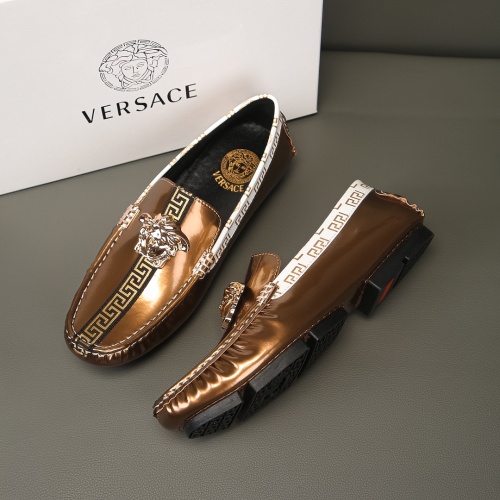 Replica Versace Leather Shoes For Men #1186116, $68.00 USD, [ITEM#1186116], Replica Versace Leather Shoes outlet from China