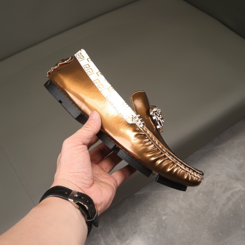 Replica Versace Leather Shoes For Men #1186116 $68.00 USD for Wholesale