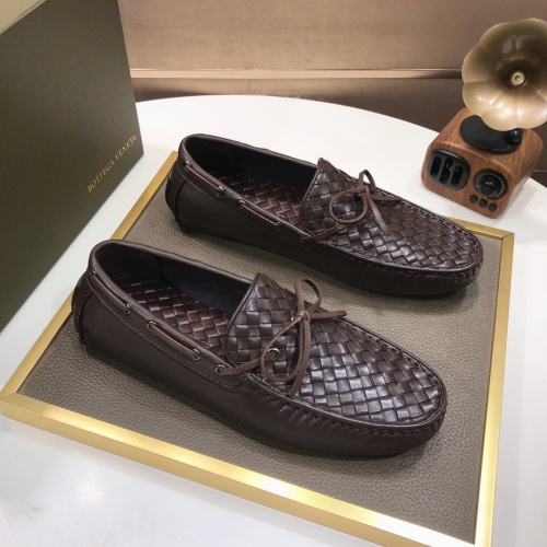 Replica Bottega Veneta BV Leather Shoes For Men #1186186 $76.00 USD for Wholesale