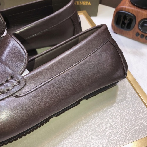 Replica Bottega Veneta BV Leather Shoes For Men #1186188 $85.00 USD for Wholesale