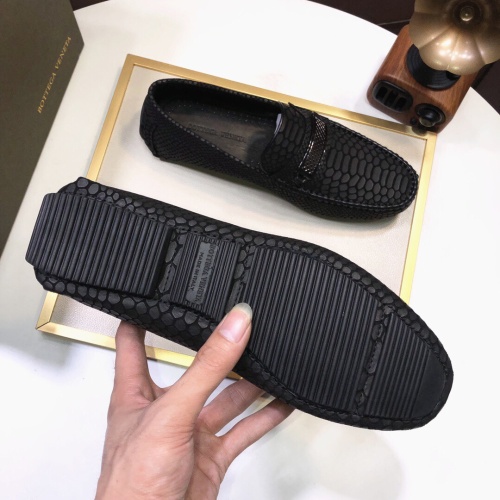Replica Bottega Veneta BV Leather Shoes For Men #1186190 $85.00 USD for Wholesale