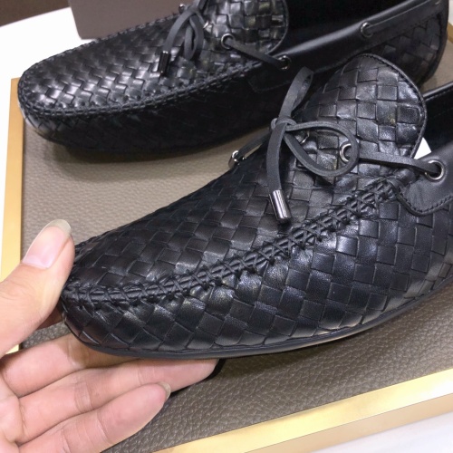 Replica Bottega Veneta BV Leather Shoes For Men #1186194 $92.00 USD for Wholesale