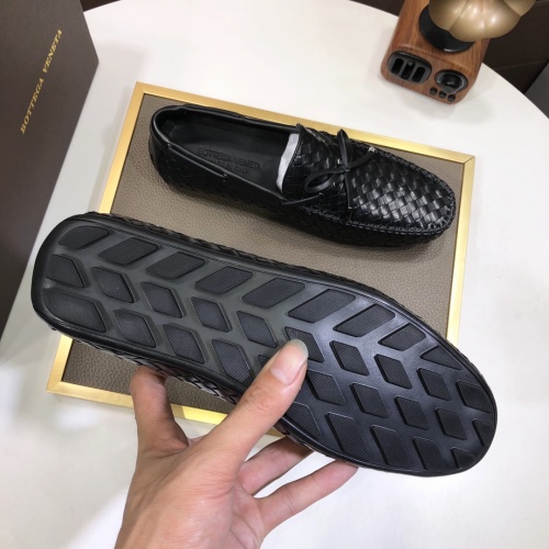 Replica Bottega Veneta BV Leather Shoes For Men #1186194 $92.00 USD for Wholesale