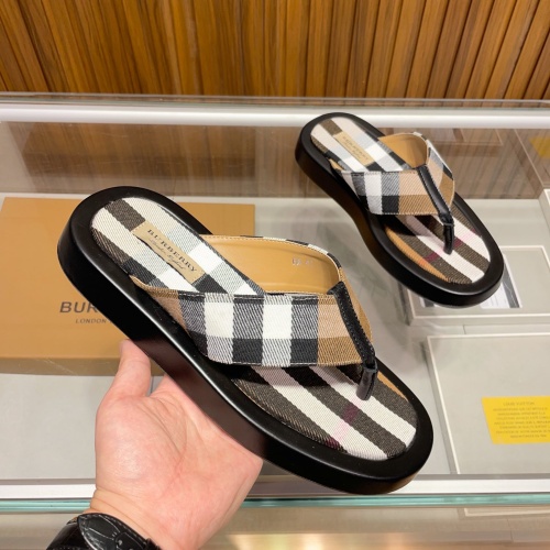 Replica Burberry Slippers For Men #1186239 $60.00 USD for Wholesale